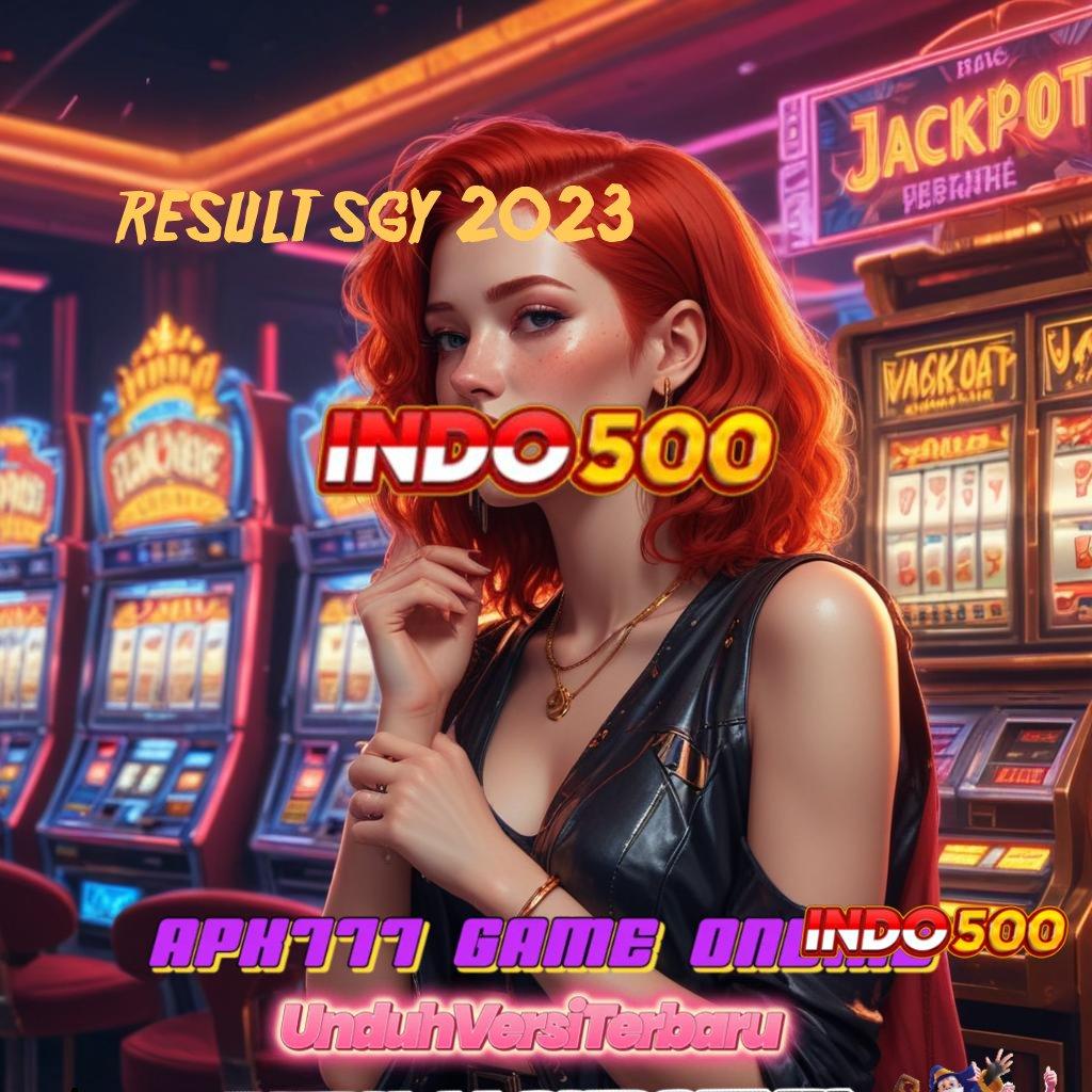 RESULT SGY 2023 ↦ Unggul Pola Dinamis dengan Maxwin Mudah