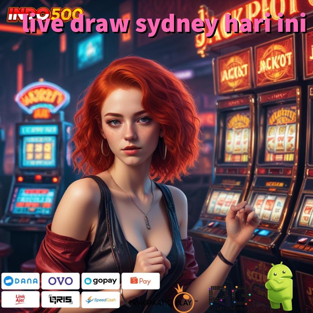 LIVE DRAW SYDNEY HARI INI Game Baru Dengan Fitur Scatter Maksimal