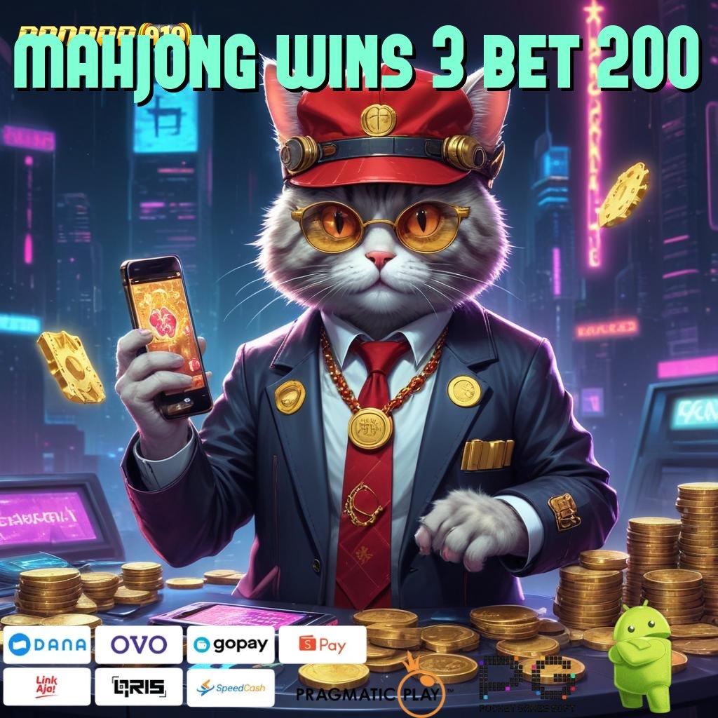 MAHJONG WINS 3 BET 200 , Bonus Besar APK Android iOS Dasar