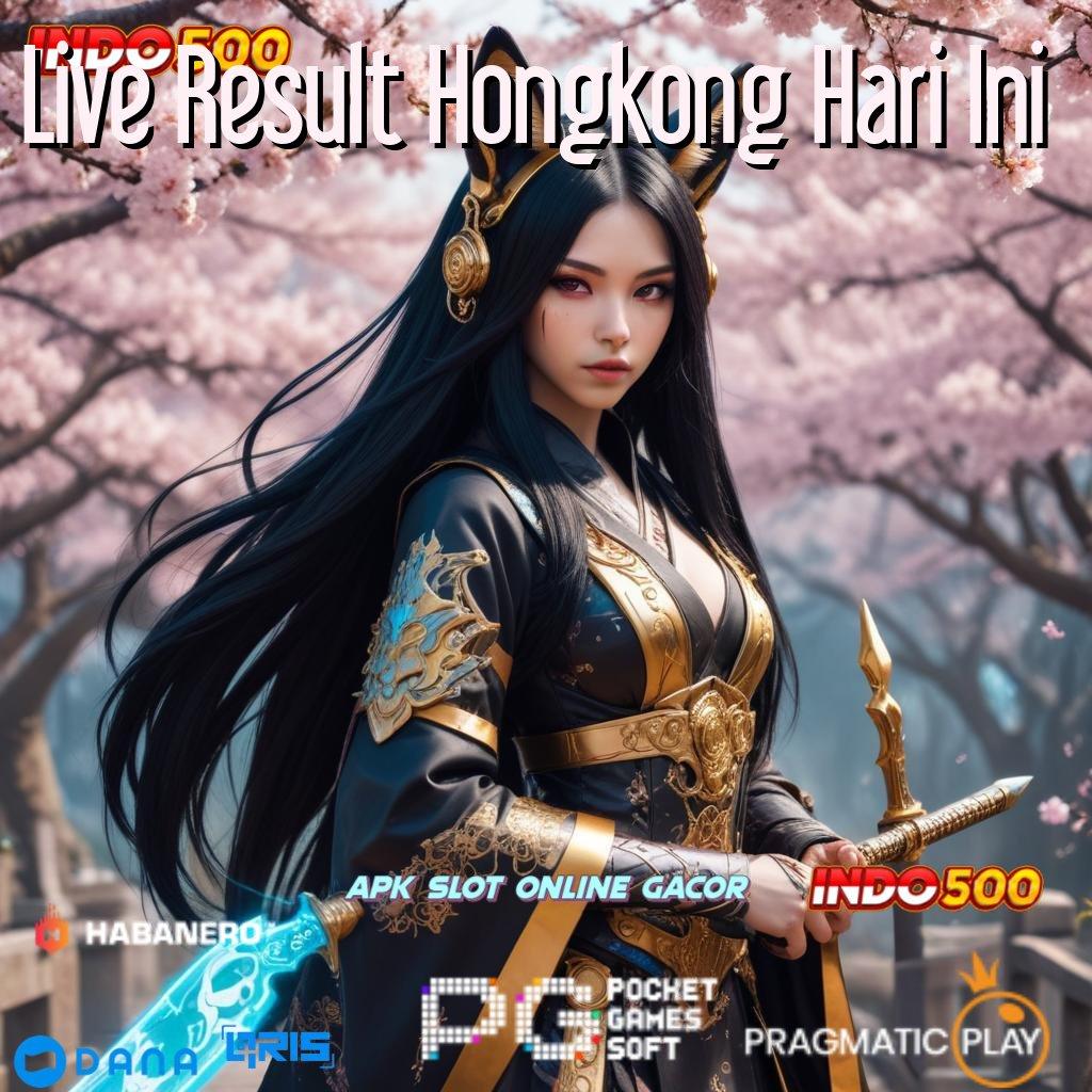 Live Result Hongkong Hari Ini