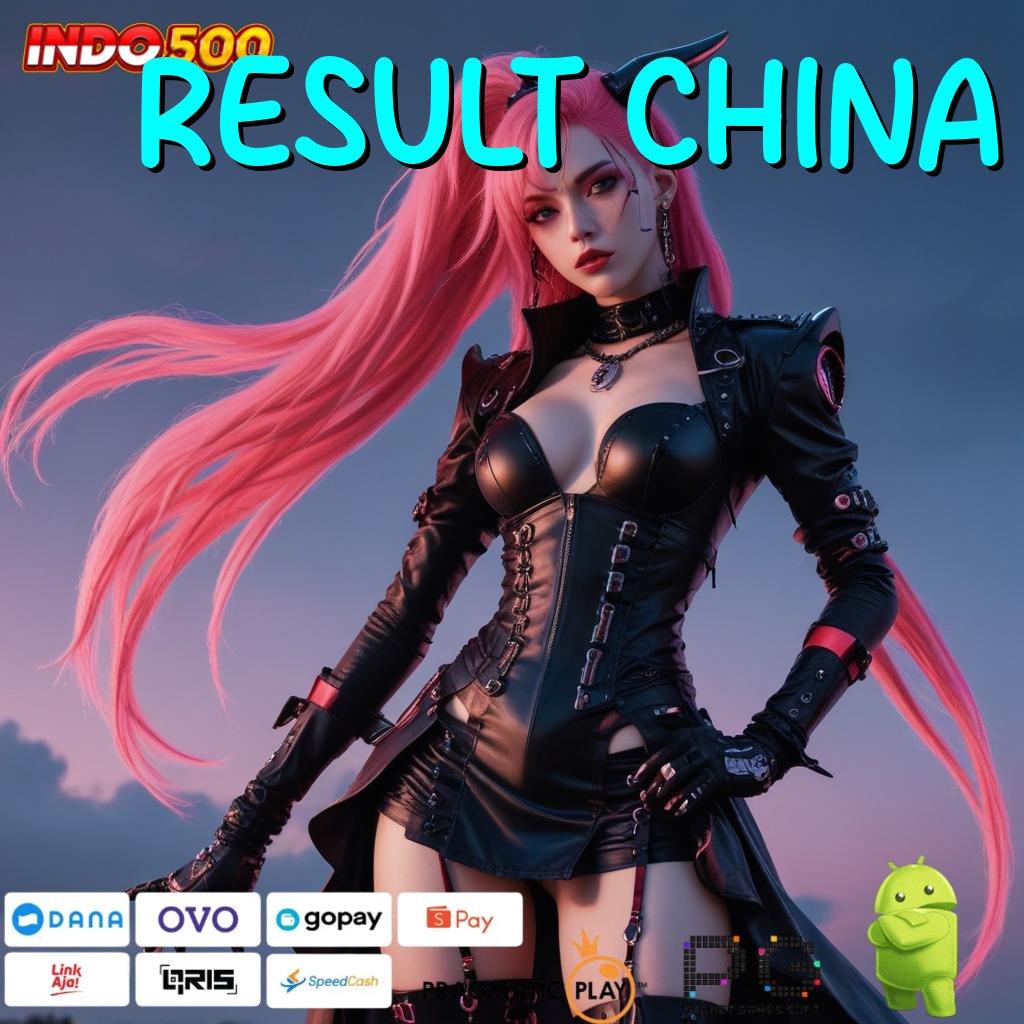 RESULT CHINA Versi Baru Rebut Jackpot